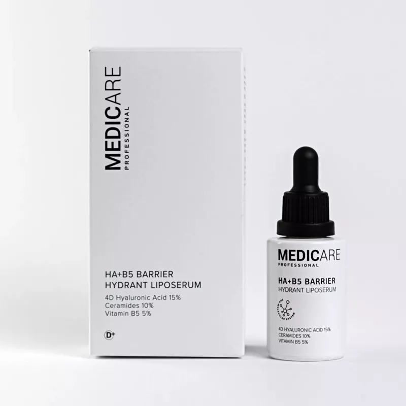 Medicare Professional HA+B5 Barrier Hydrant Liposerum - Бар'єрна зволожуюча ліпосомальна сироватка для обличчя