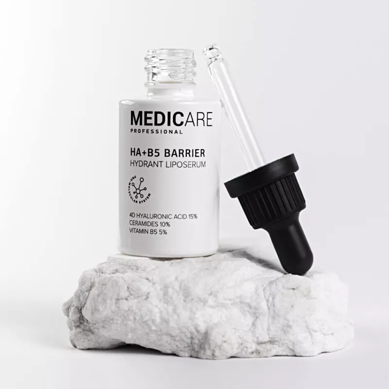 Medicare Professional HA+B5 Barrier Hydrant Liposerum - Бар'єрна зволожуюча ліпосомальна сироватка для обличчя